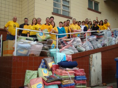 Solidariedade: Cobertores são doados ao Hospital Nossa Senhora da Conceição