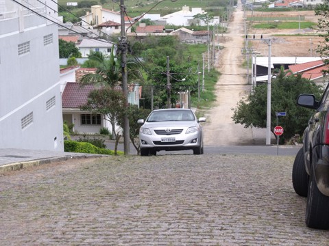 O trecho da rua Vidal  Ramos, entre a Conselheiro Mafra e a Pedro Zapellini, será asfaltado