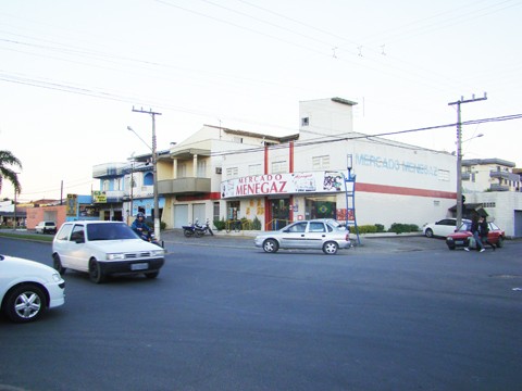 Avenida Pedro Zapellini e o bairro Santo Antônio