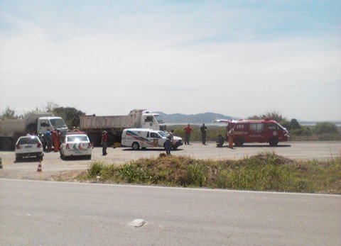 homem-morre-esmagado-na-br-101-1 O acidente mobilizou policiais civis e militares, PRF, bombeiros voluntários e o IGP que recolheu o corpo.