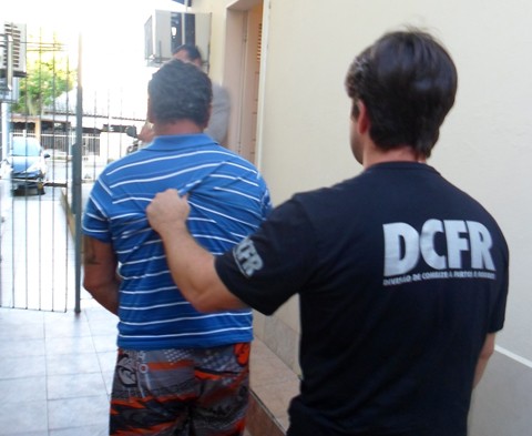 O ladrão foi conduzido ao Presídio Regional de Tubarão  -  Foto:Polícia Civil de Tubarão/Divulgação/Notisul