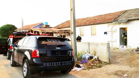 Na casa do suspeito foi encontrado um carro que ele costumava usar para praticar os delitos  -  Foto:Polícia Civil de Santa Catarina/Divulgação /Notisul