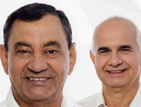 prefeituraveis-interrompem-candidatura-1 Antes opositores Brunel (E) e Nazareno se juntaram para ‘reconstruir’ Capivari de Baixo - Foto:Arquivo da coligação /Notisul