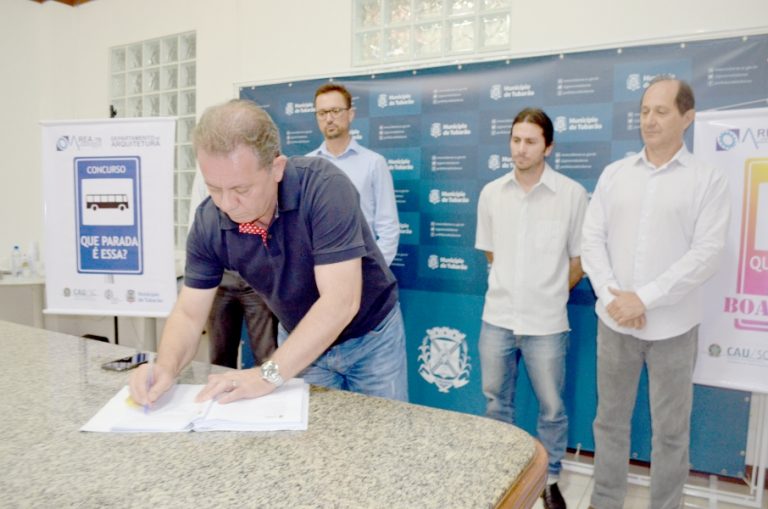 Edital foi assinado ontem na Sala de Atos  - Foto: Prefeitura de Tubarão/Divulgação /notisul