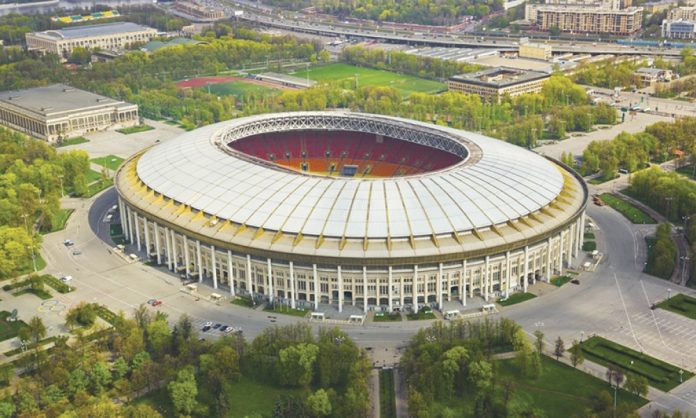 Estádio Luzhniki, em Moscou, tem capacidade para 81 mil pessoas  -  Foto: Divulgação/Notisul