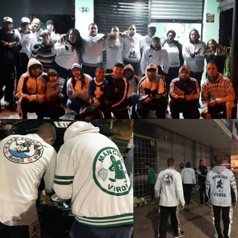 Torcidas do Vasco e Palmeiras entregam agasalhos e marmitas a moradores de rua