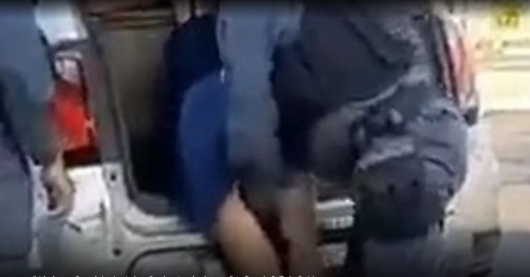 VÍDEO: Policial é afastado após colocar a mão embaixo da saia de uma mulher durante abordagem no Maranhão