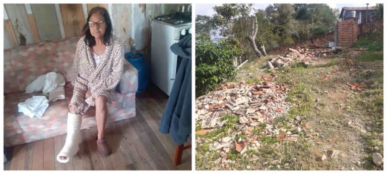 Moradora de Tubarão pede doações de material para construir casa de madeira