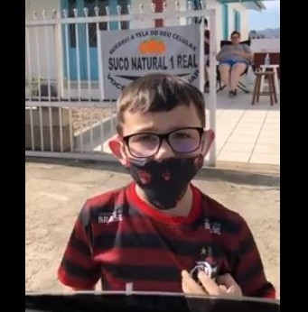 Braço do Norte: Aos 6 anos, Vinícius Volpato, prova que não há idade ou limites para empreender