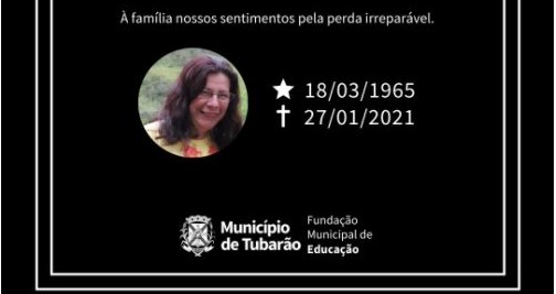 Morre em Tubarão a servidora Herta Medeiros Silveira Pereira, aos 55 anos