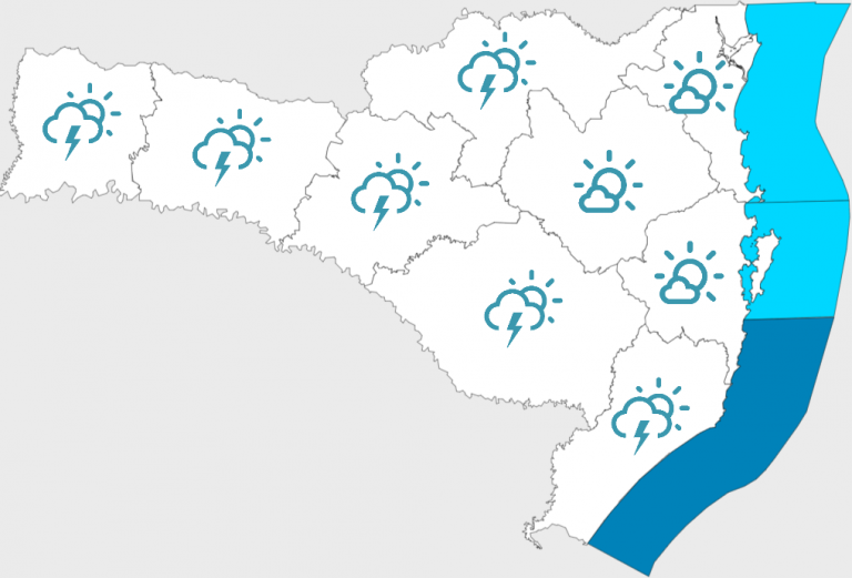 Termômetros chegam na casa dos 30ºC em Santa Catarina nesta sexta-feira