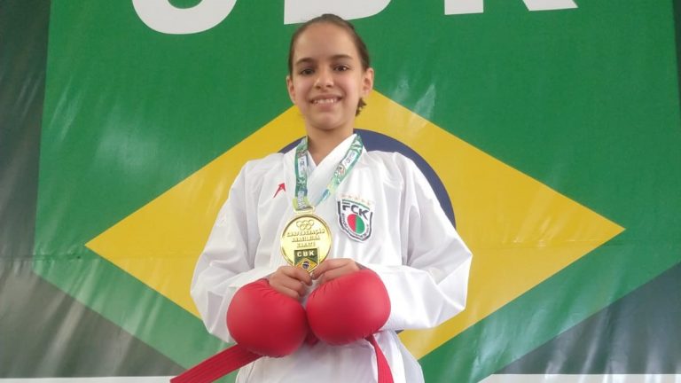 Atleta de Tubarão garante mais uma medalha de ouro no Campeonato Brasileiro de Karatê