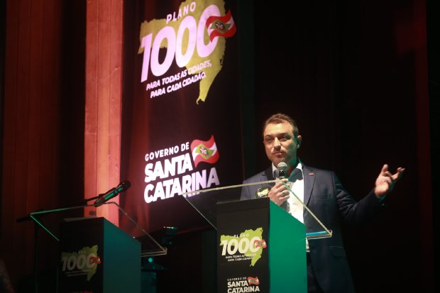 Carlos Moisés apresenta Plano 1000, com R$ 7,3 bilhões para tirar da gaveta obras em todos os municípios de Santa Catarina