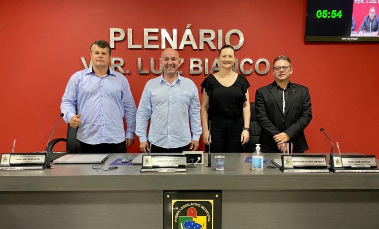 Adriano Becker é eleito presidente da Câmara de Vereadores de São Ludgero
