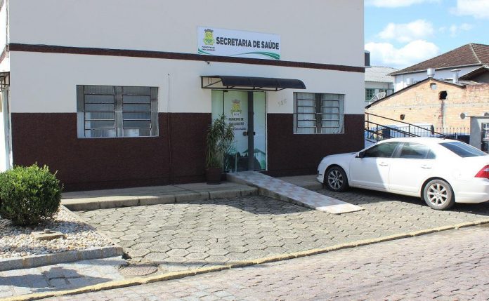 #PraCegoVer Na foto, a fachada da Secretaria de Saúde da Prefeitura de São Ludgero