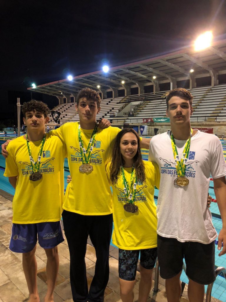 Atletas da Natação de Tubarão conquistam medalhas na Copa das Federações no Rio de Janeiro