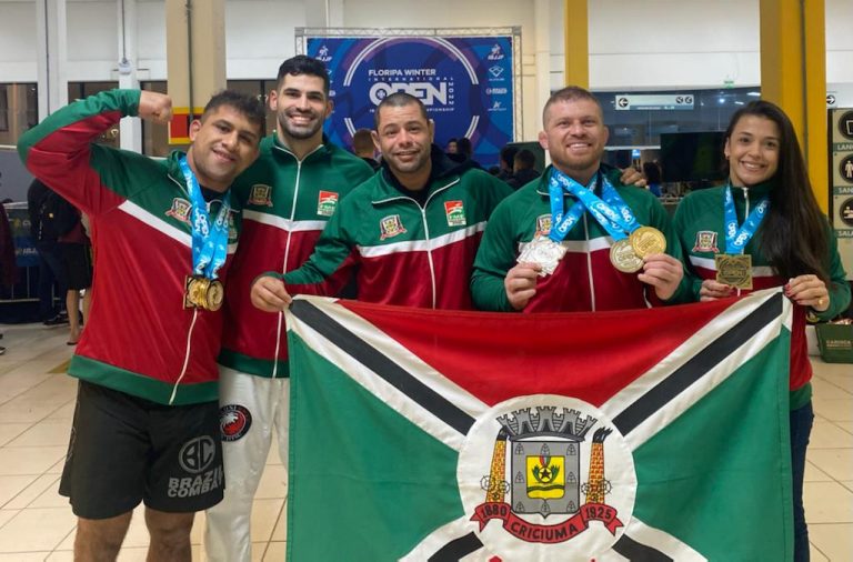 Atletas de Jiu-Jitsu da FME Criciúma conquistam dez pódios em torneio internacional