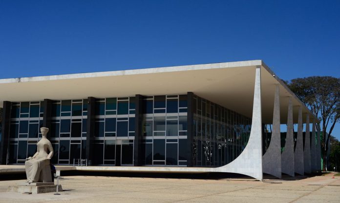 #ParaTodosVerem Na foto, a fachada do Supremo Tribunal Federal em Brasília