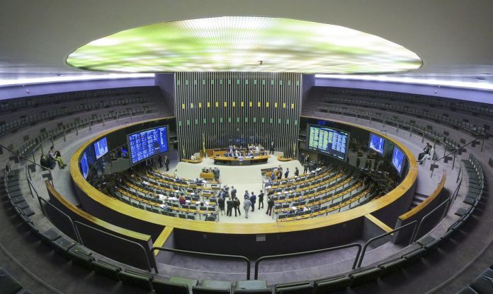 #ParaTodosVerem Na foto, a visão do plenário da Câmara dos Deputados, em Brasília