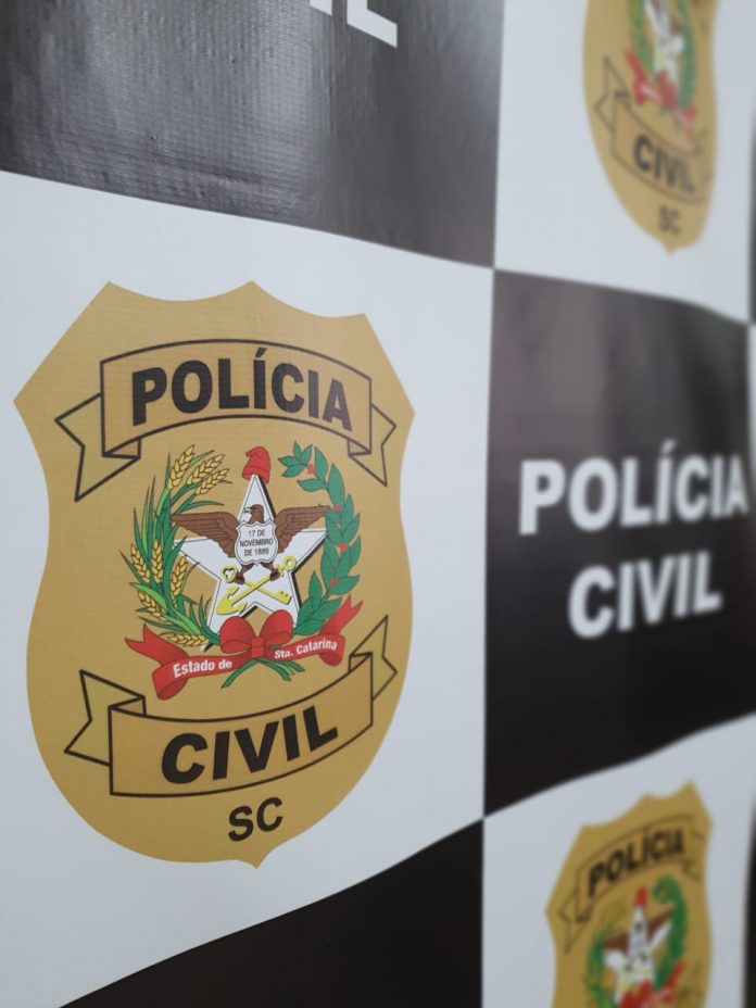 #ParaTodosVerem Na foto, o emblema da Polícia Civil de Santa Catarina