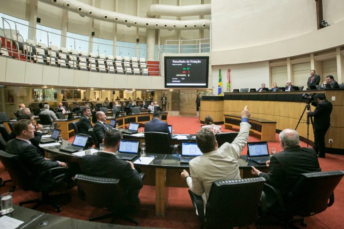 #ParaTodosVerem Na foto, o plenário da Assembleia Legislativa de Santa Catarina
