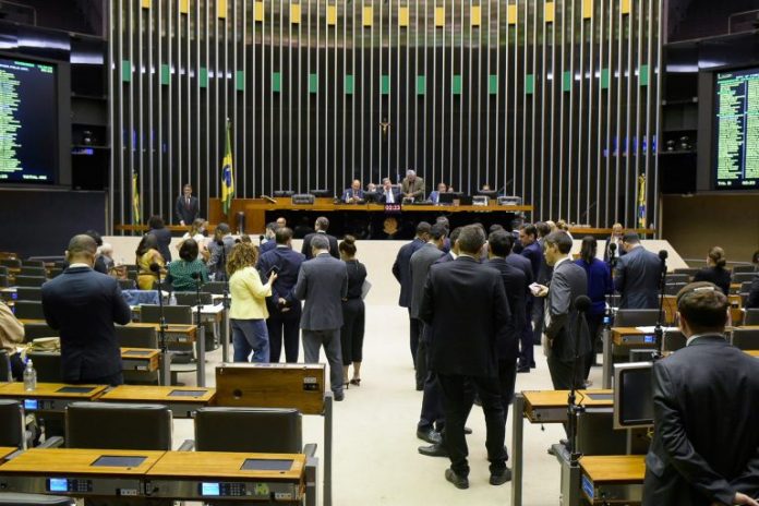 #ParaTodosVerem Na foto, o plenário da Câmara dos Deputados, em Brasília