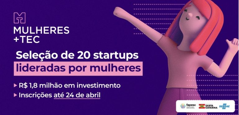 Governo do Estado apoiará startups catarinenses lideradas por mulheres