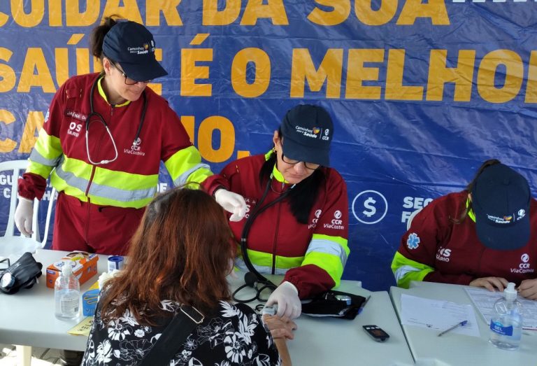 Instituto CCR e CCR ViaCosteira realizam a “Blitz da Saúde” para conscientização de motoristas na BR-101Sul/SC