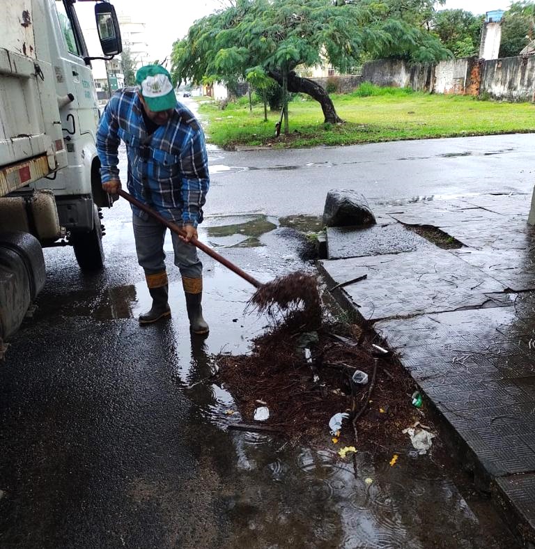 Prefeitura de Sombrio faz avaliação nos bairros após o alto volume de chuvas dos últimos dias
