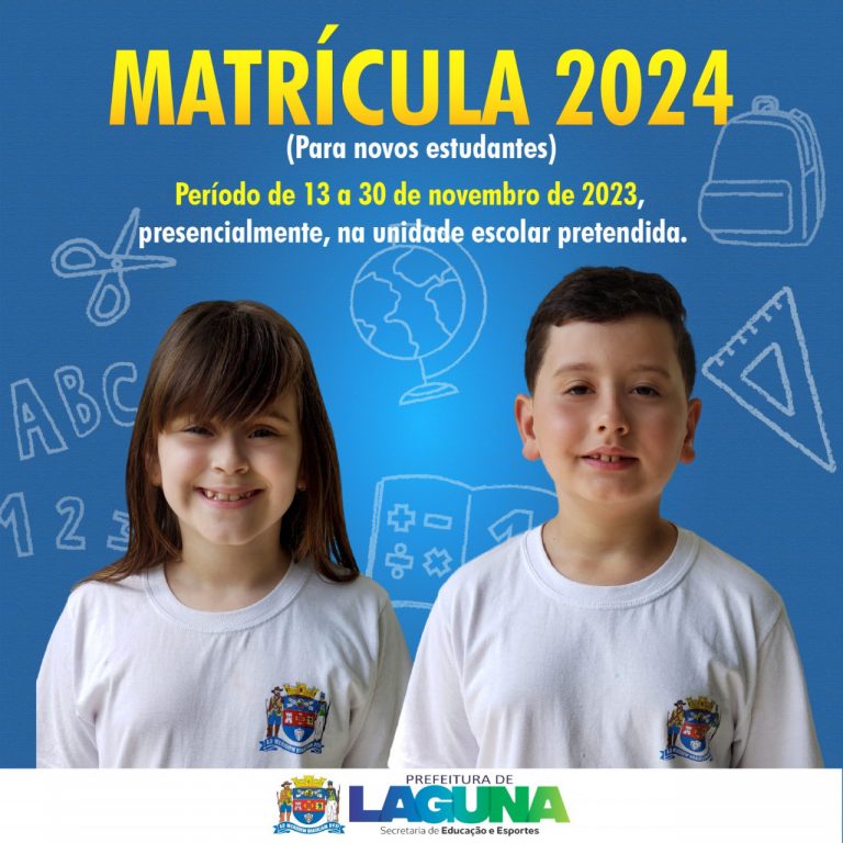 Matrículas da rede municipal de ensino de Laguna serão encerradas dia 30
