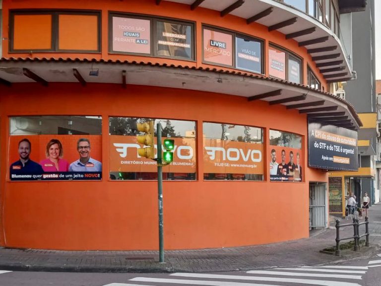Partido Novo abre processo seletivo para escolher candidatos a vereador em Blumenau