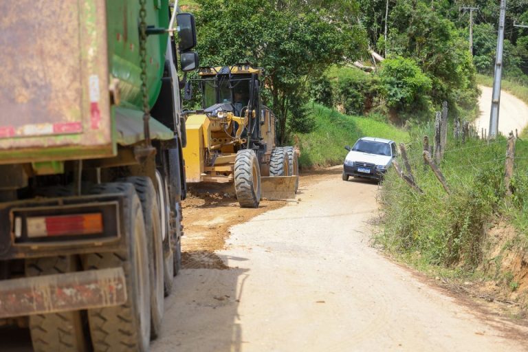 Governo do Estado retoma as obras da rodovia SC-281, entre São Pedro de Alcântara e Angelina