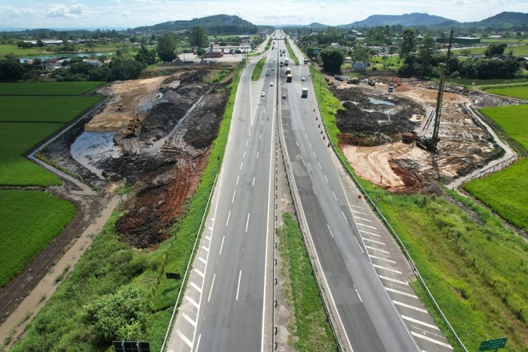 CCR ViaCosteira inicia construção de novo viaduto na BR-101 Sul, em Maracajá