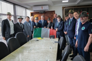 Visita da Associação Nacional Alpini fortalece laços entre Santa Catarina e Itália