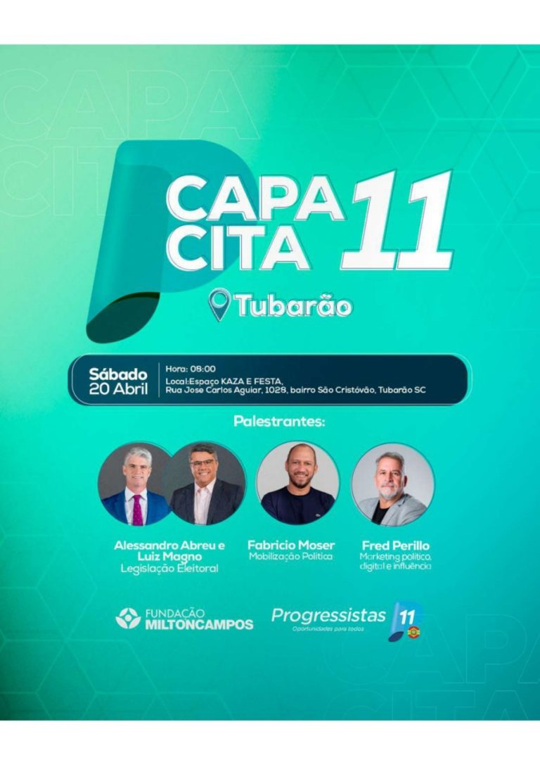 Progressistas promove evento de capacitação para pré-candidatos de Tubarão e região