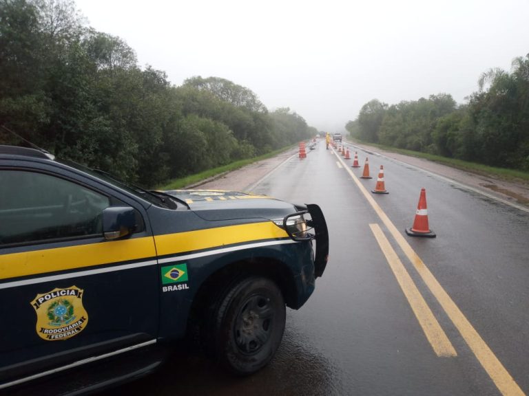 Confira a situação de algumas rodovias federais no Rio Grande do Sul após fortes chuvas
