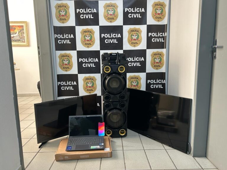 Apreensão de produtos de furto em governador Celso Ramos: Polícia Civil age contra crimes