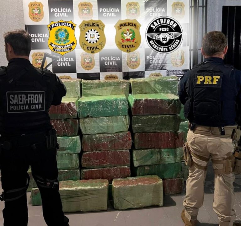 Operação conjunta prende traficantes com grande quantidade de drogas