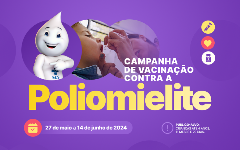 Vacinação contra poliomielite começa em Santa Catarina