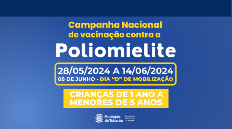 Campanha contra a Poliomielite começa hoje em todo o Brasil