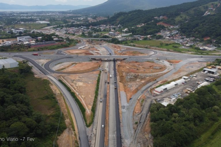 Contorno Viário de Florianópolis avança com fim do adensamento do solo em Palhoça