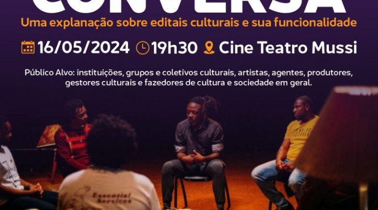 Roda de conversa: Editais culturais e sua importância para agentes culturais