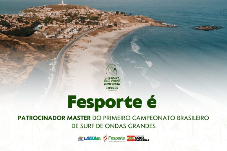 Fesporte irá patrocinar campeonato brasileiro de surfe em Laguna