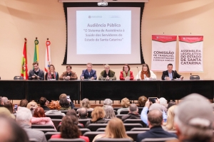 Audiência pública debate situação financeira do SC Saúde na Alesc